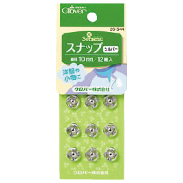 クロバー　スナップ　シルバー　１２ｍｍ