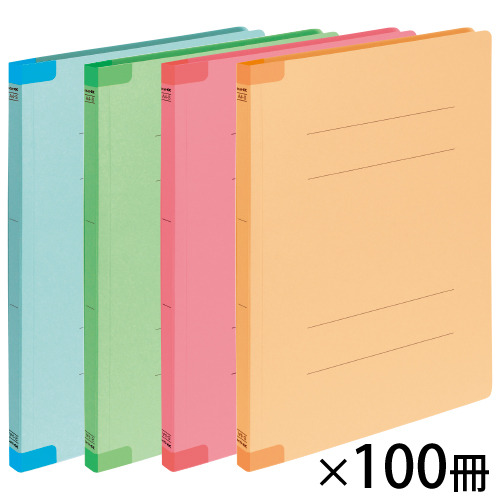 コクヨ　フラットファイル＜Ｋ２＞Ａ４Ｓ１００冊青