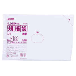 ジャパックス　ＬＤ特厚ポリ袋（５０枚入）１０号