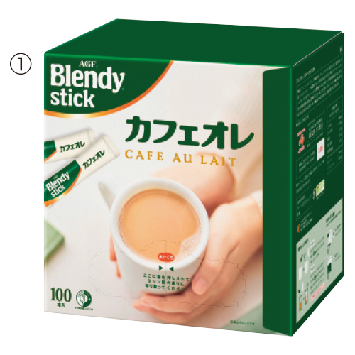 AGF　ブレンディＳＴカフェオレ１００Ｐ
