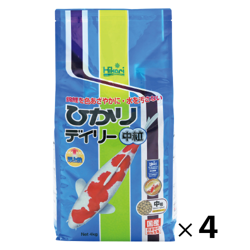 キョーリン　ひかりデイリー　中粒　４ｋｇ（４袋）
