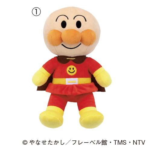 セガトイズ　ふわりんスマイルぬいぐるみＭアンパンマン