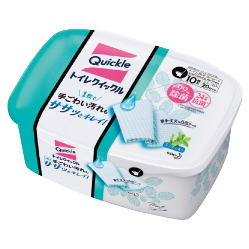 花王　トイレクイックル容器入（１０枚入）