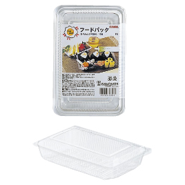 サンナップ　フードパックお弁当平型（１０枚入）Ｍ