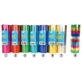 ゴークラ　ミラーテープ１８ｍｍ（１０巻入）桃