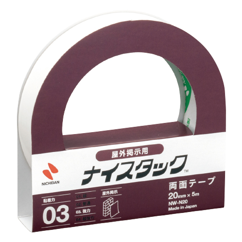 ニチバン　ナイスタック屋外掲示用５ｍ巻３０ｍｍ幅