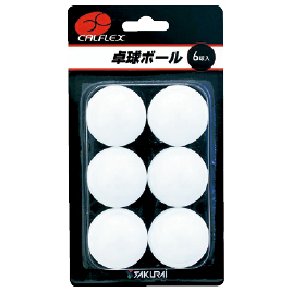 サクライ貿易　卓球ボール　６球　オレンジ
