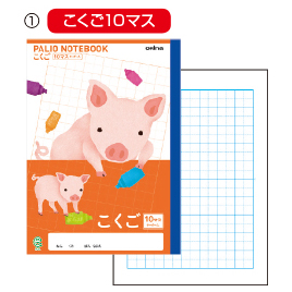オキナ　パリオノート　こくご１０マスぶた