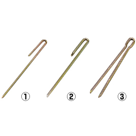 エバニュー　ロープマーカー用釘０．４×１４．８ｃｍ　５０本入