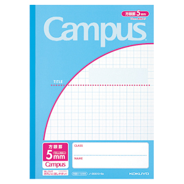 コクヨ　キャンパスノート１０ｍｍ方眼（５冊）