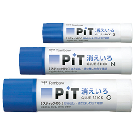 トンボ鉛筆　スティックのり消えいろピット大　約４０ｇ