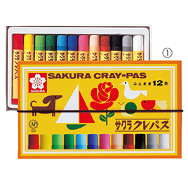 サクラクレパス　クレパス太巻　２０色