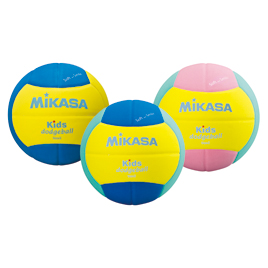 ミカサ　キッズドッジボール２号　黄×ピンク