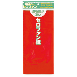 トーヨー　カラーセロファン（５枚）　透明