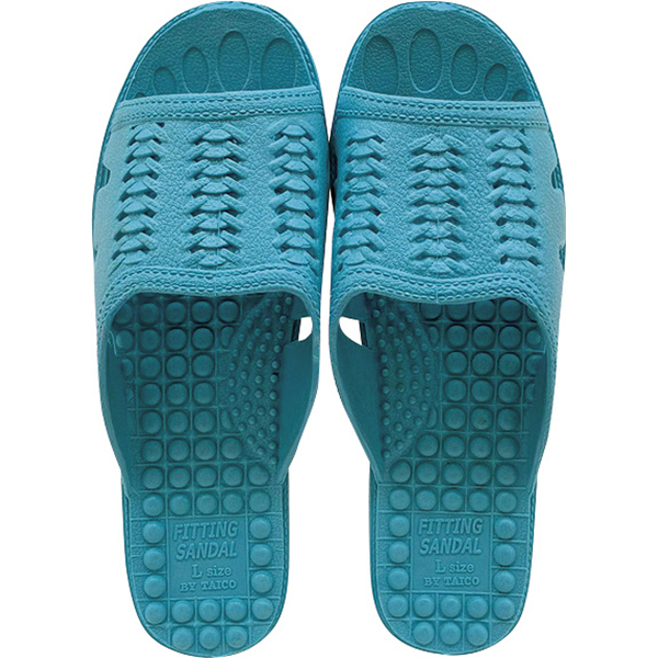 成形サンダル婦人　Ｌサイズ　ブルー　９３０３４７