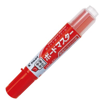 【キャンペーン】パイロット　ボードマスター　中字平芯レッド　10本組
