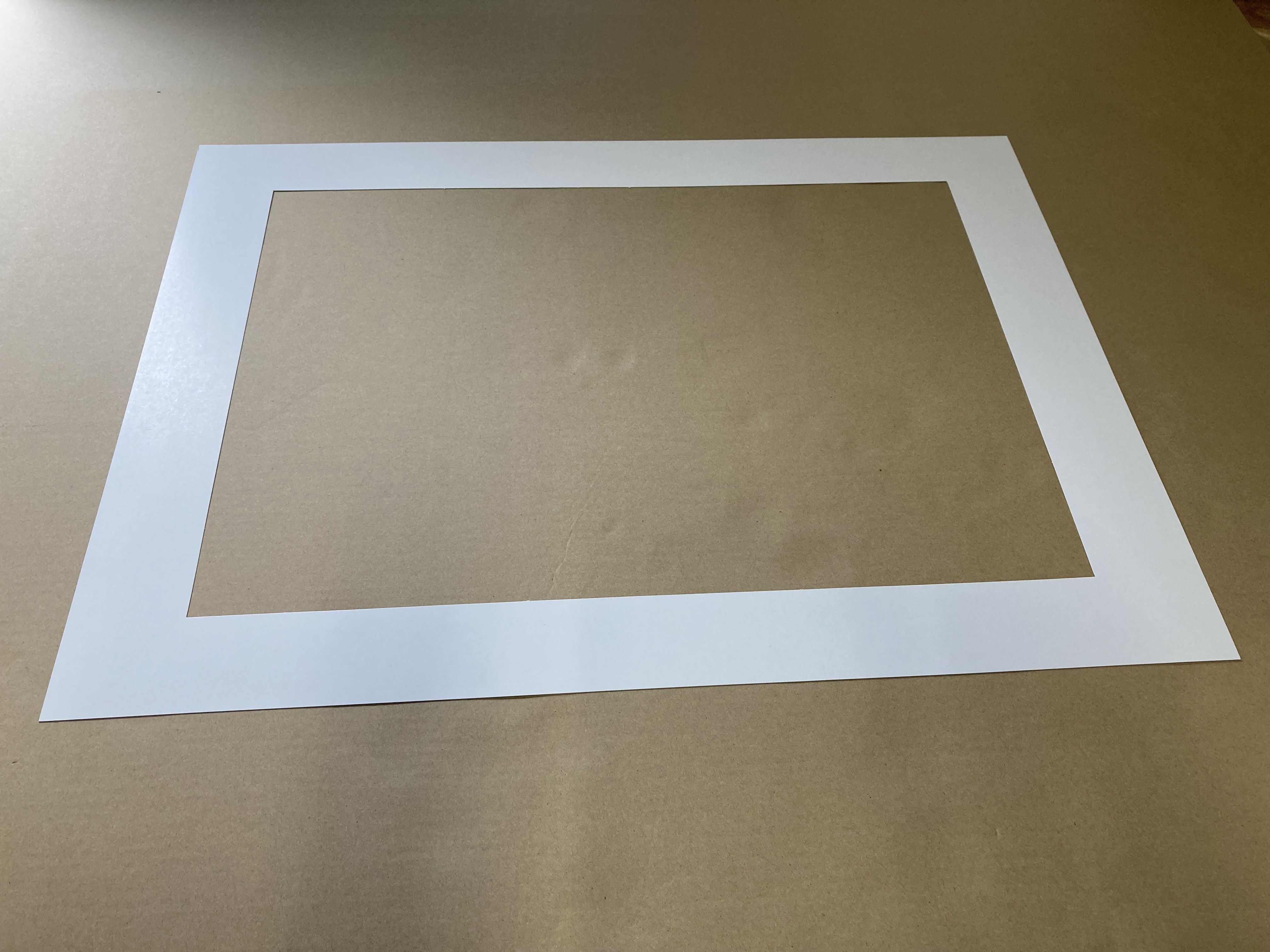 展示用台紙　穴あき