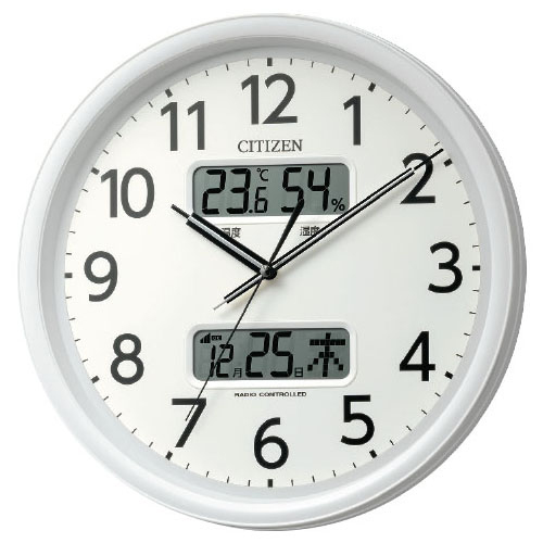 シチズン電波掛時計A06