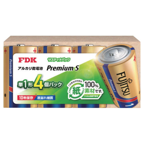 アルカリ乾電池Premium Sサスティナパック