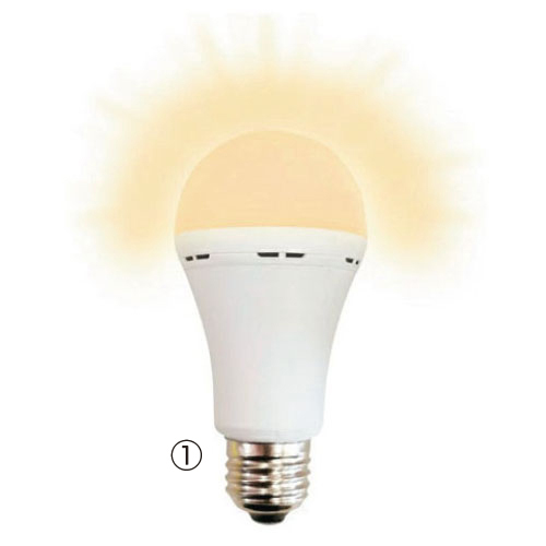 停電しても明るいLED電球  燈まもるくん