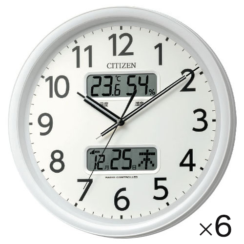 シチズン電波掛時計A06(6台)