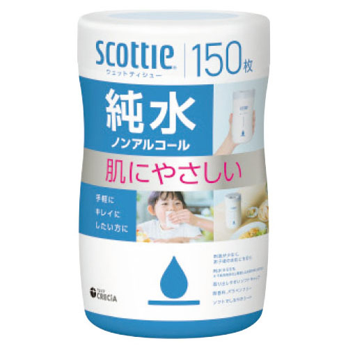 スコッティ ウェットティシュー純水ノンアルコール
