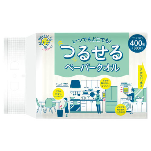 つるせるペーパータオル（400組）