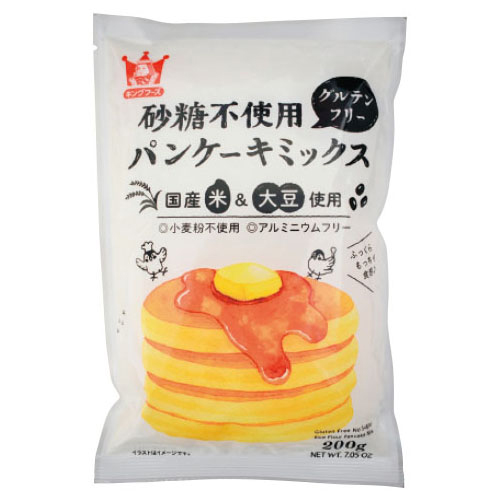 砂糖不使用パンケーキ ミックス（200g）