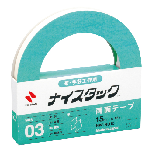 ニチバン　ナイスタック布・手芸工作１５ｍｍ×１５ｍ