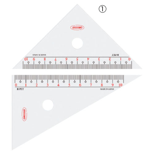 オリオンズ三角定規・分度器