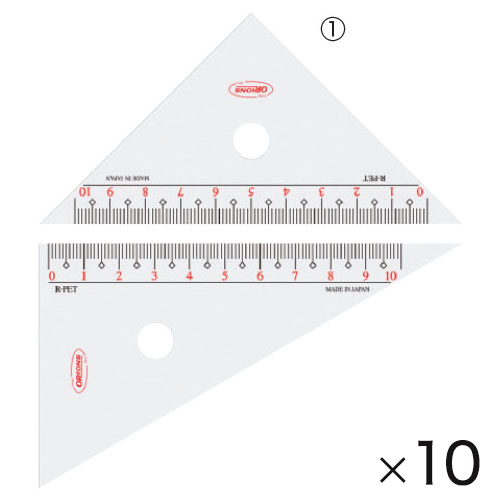 オリオンズ三角定規・分度器（10セット）
