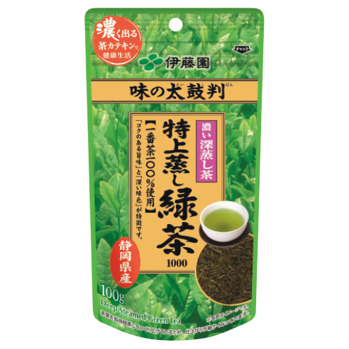 伊藤園　味の太鼓判　特上蒸し緑茶