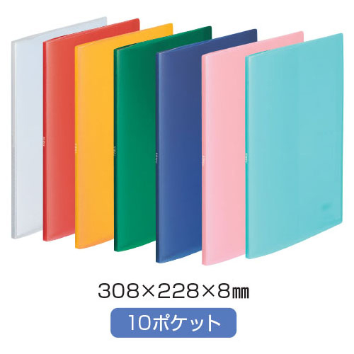soeru クリヤーブック１０ポケット Ａ４Ｓ