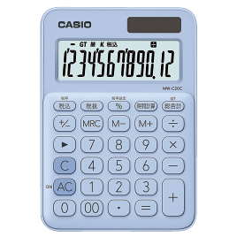 カシオ計算機　１２桁電卓ＭＷ－Ｃ２０ＣＬＢ－Ｎ