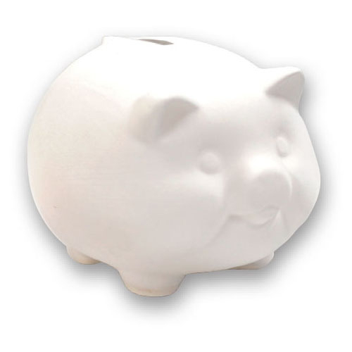 色塗り貯金箱 豚