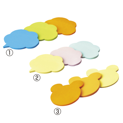 ポスト・イット 強粘着 シルエットノート