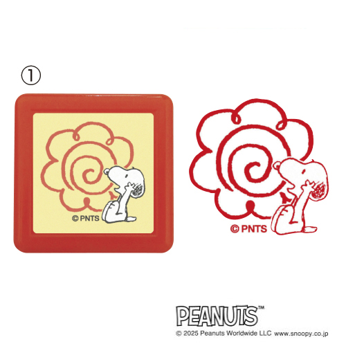 Nスヌーピー浸透印スタンプ