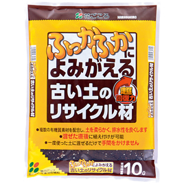 花ごころ　花ちゃん古い土のリサイクル材１０Ｌ