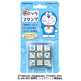 ビバリー　ドラえもん　チェックスタンプ
