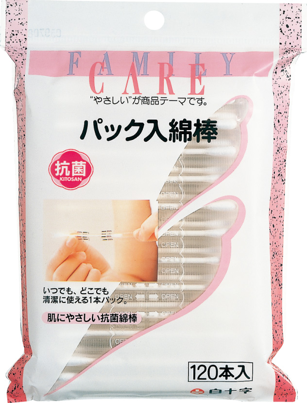 パック入綿棒　120本入