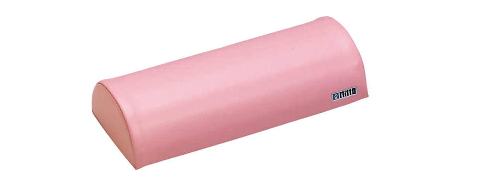 診察枕(半円型)　ピンク