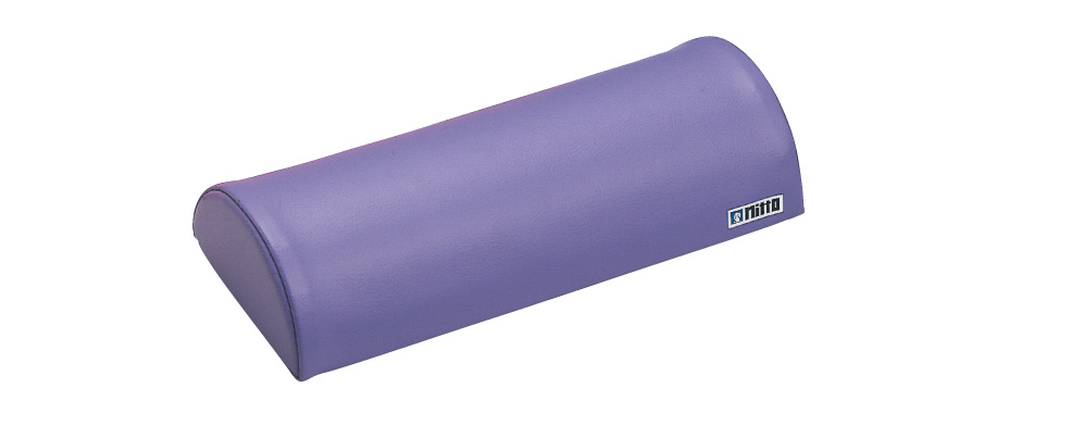 診察枕(半円型)　パープル