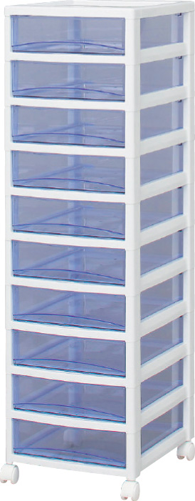 スーパークリアチェスト　クリアブルー