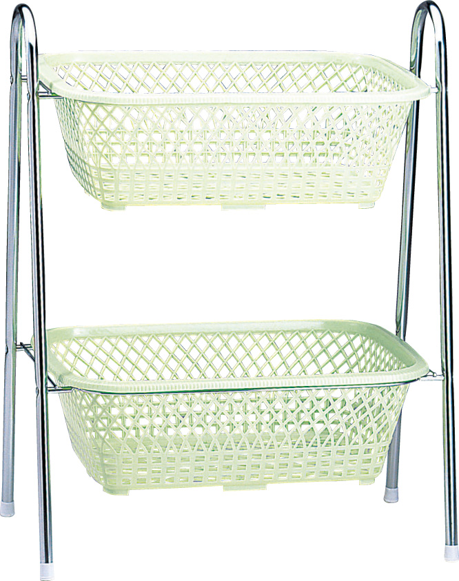 二段式脱衣かご