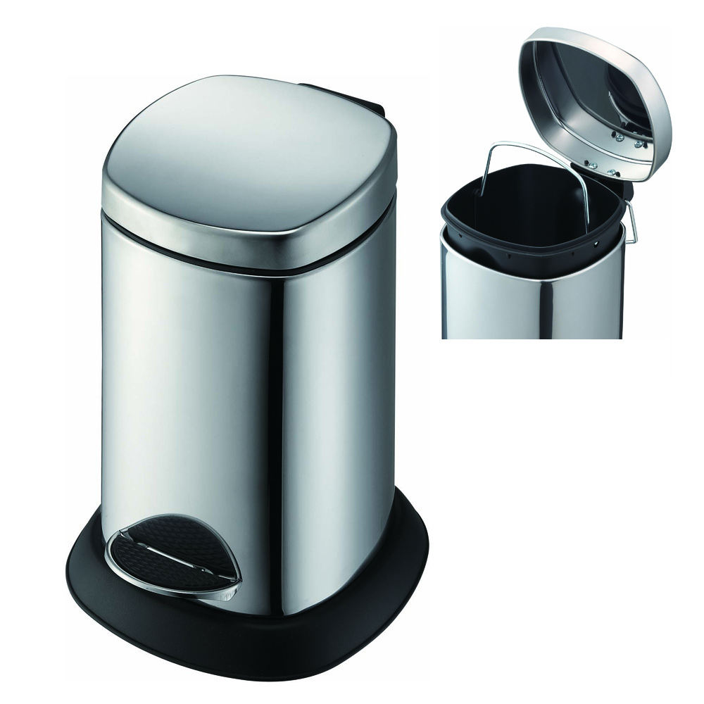 汚物投入缶（本体ステンレス・内容器ＰＰ）