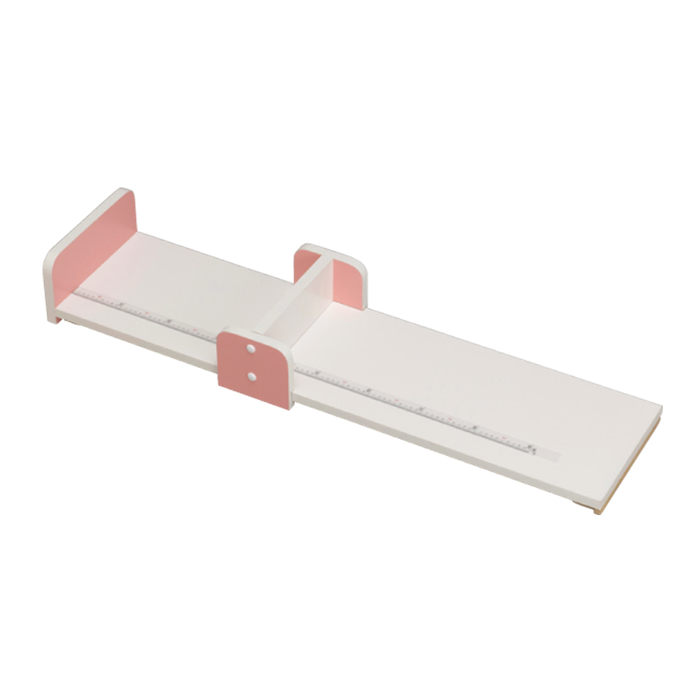 カラー乳幼児身長計　ベッド型90cm ピンク