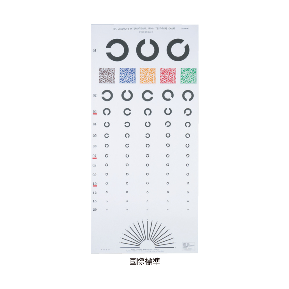 視力表 国際標準 5m