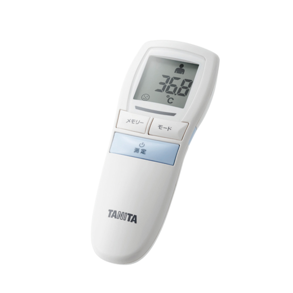 非接触体温計　ブルー