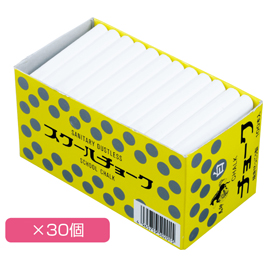 馬印　スクールチョーク（１００本）白　３０箱