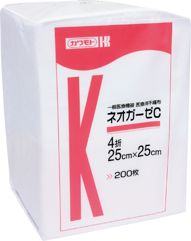 ネオガーゼC　未滅菌　25×25cm　4折200枚
